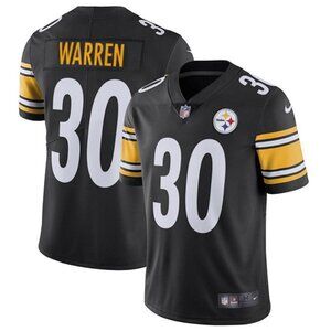 Mens Youths Jaylen Warren Black Vapor Jersey Stitched